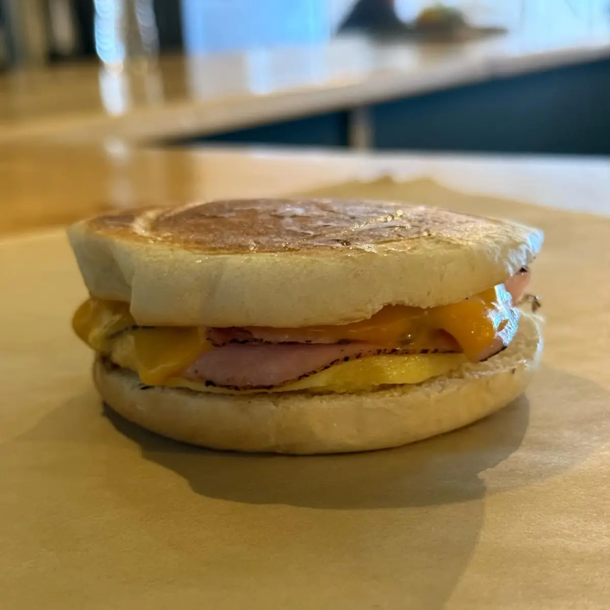 Maple Ham Egg & Cheese