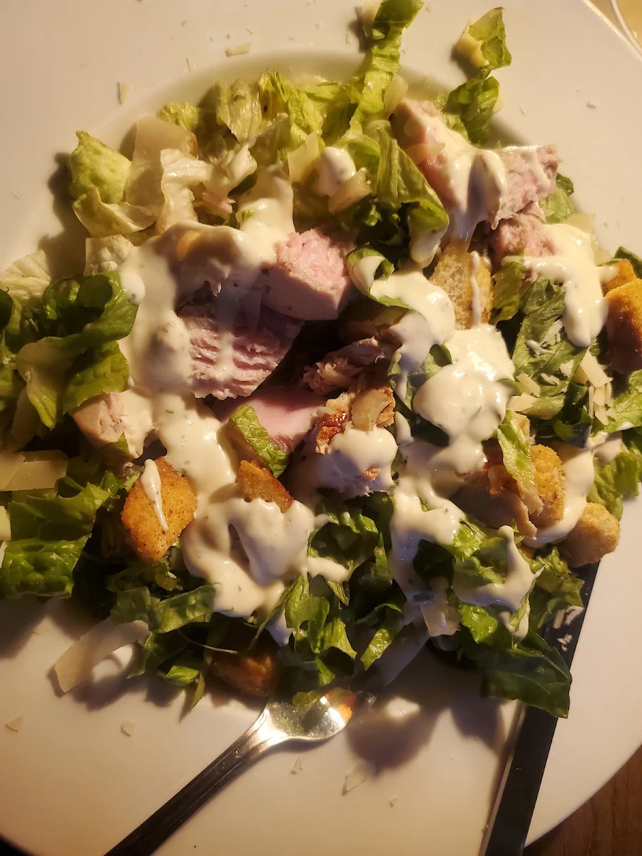Cesar Salad with Mahi Tuna