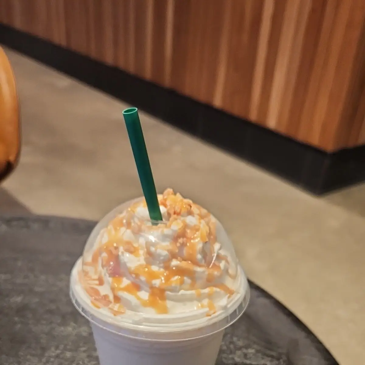 Caramel Ribbon Crunch Frappachino