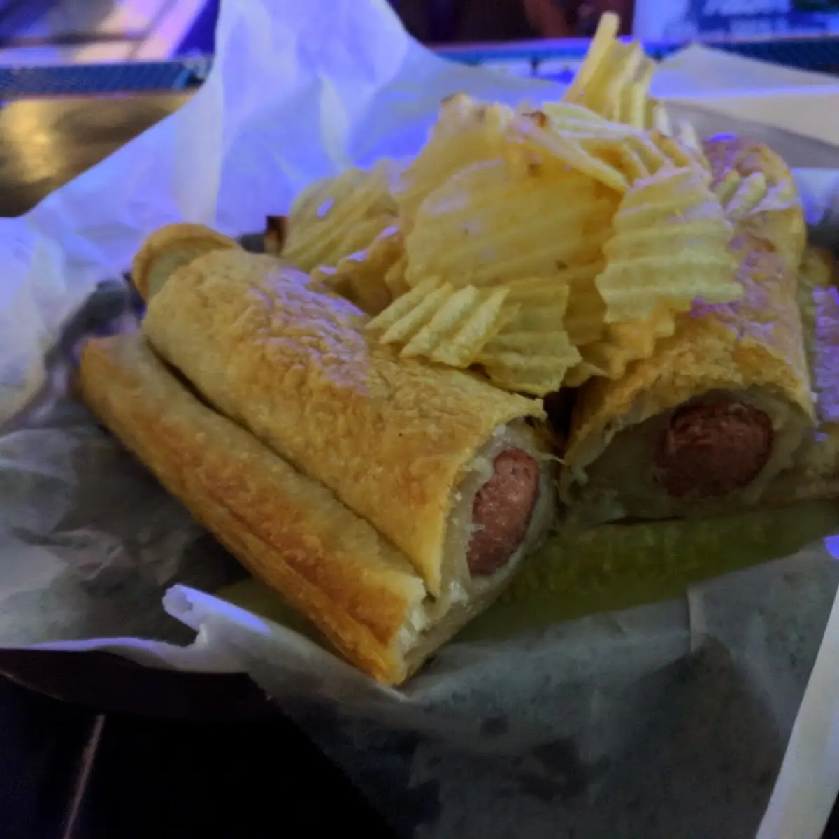 Smoked Hot Dog