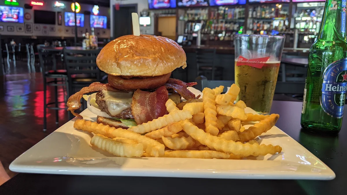 Burger and Fries