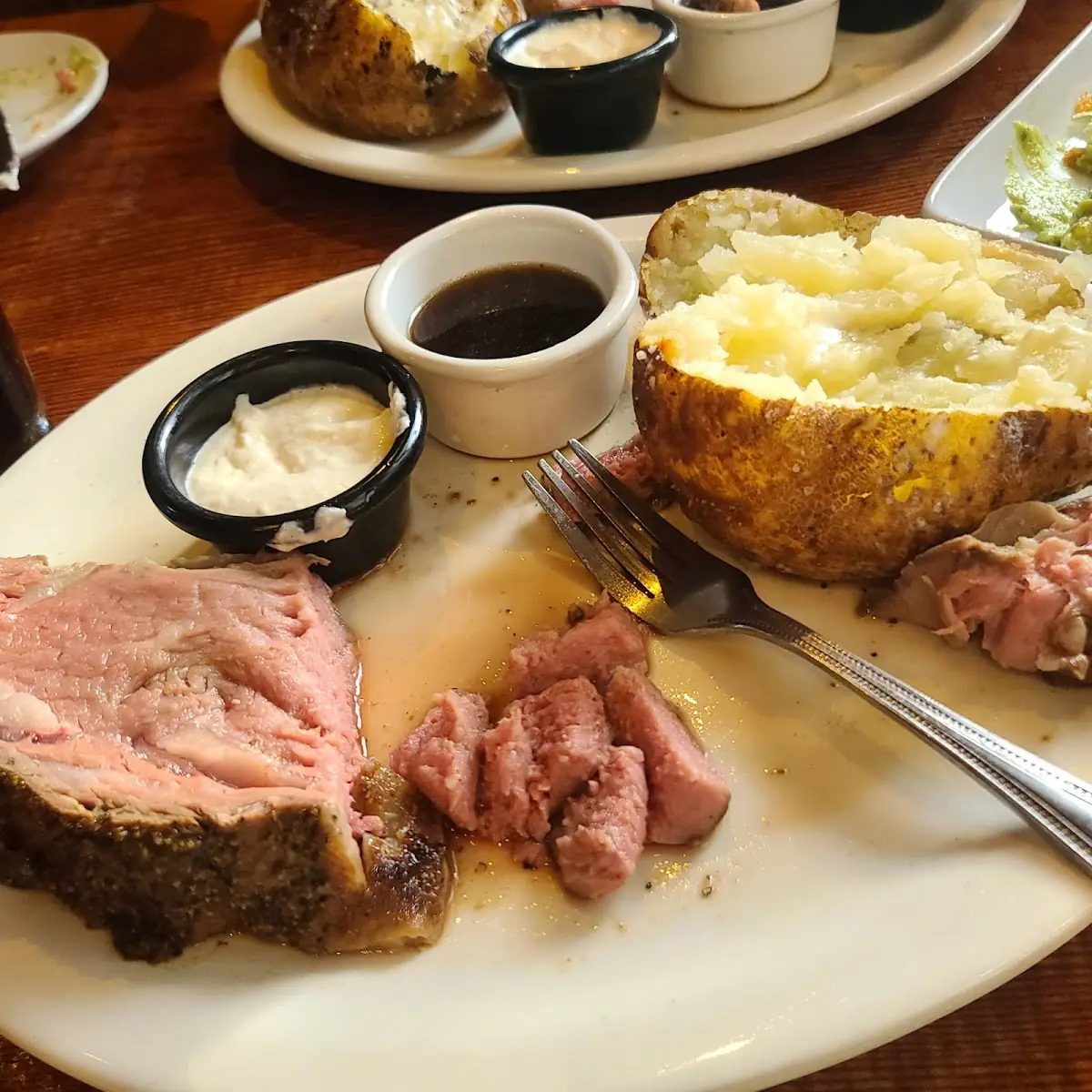 Prime Rib & Loaded Baked Potato