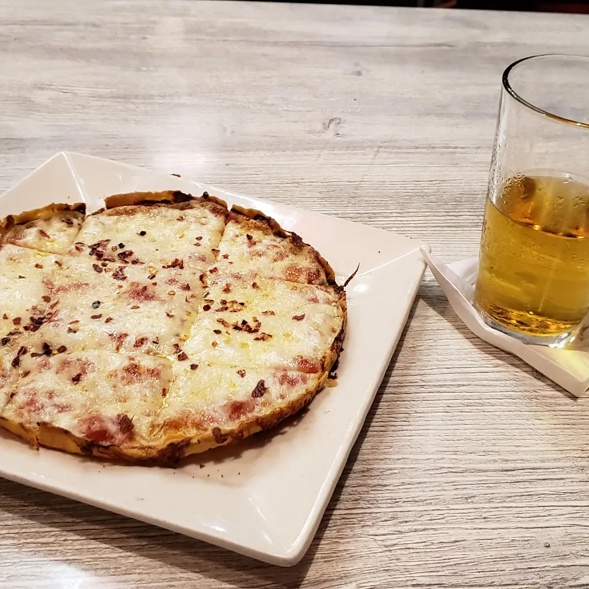 Small Thin Crust Cheese Pizza