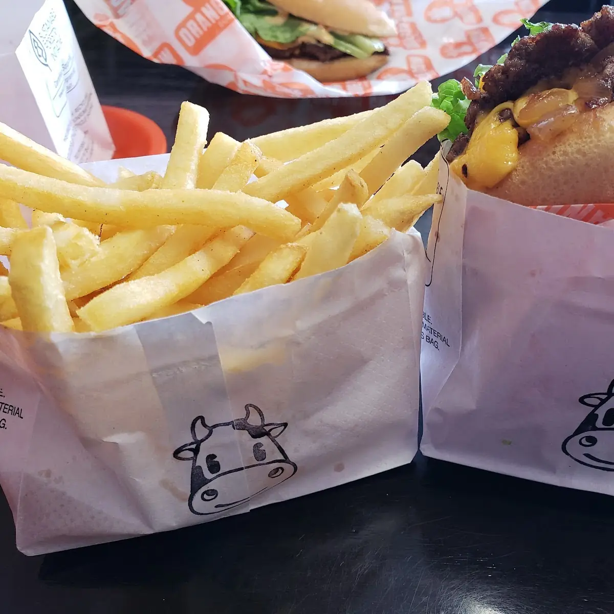 Double Cheeseburger and Fries