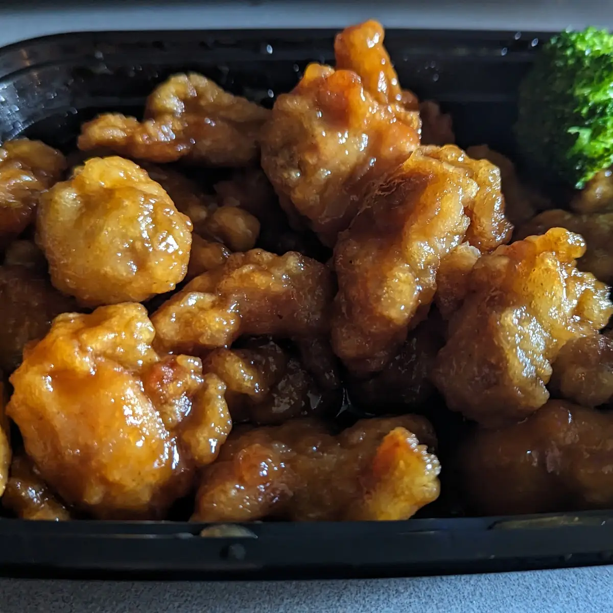 General TSO's Chicken Fried Rice & Egg Roll