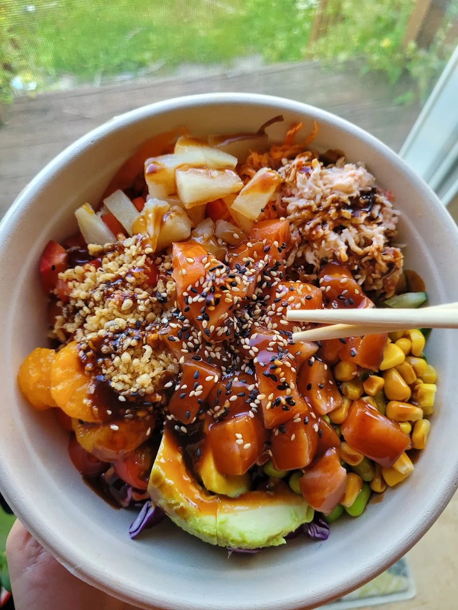 Salmon Poké, Yu Sushi N Poke Kanata