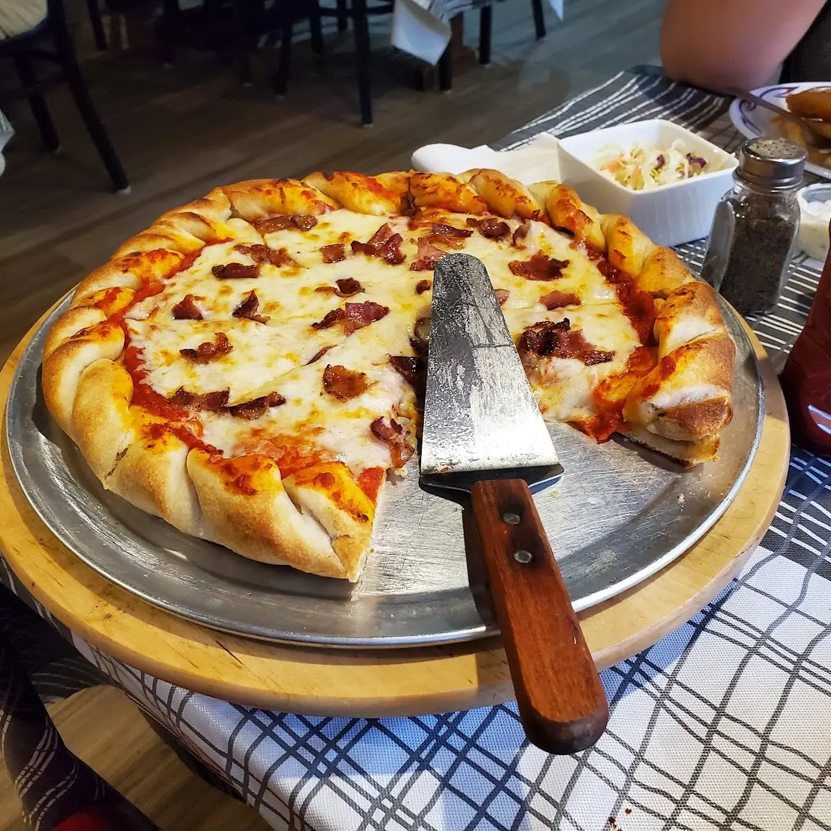 Bacon and Cheese Pizza