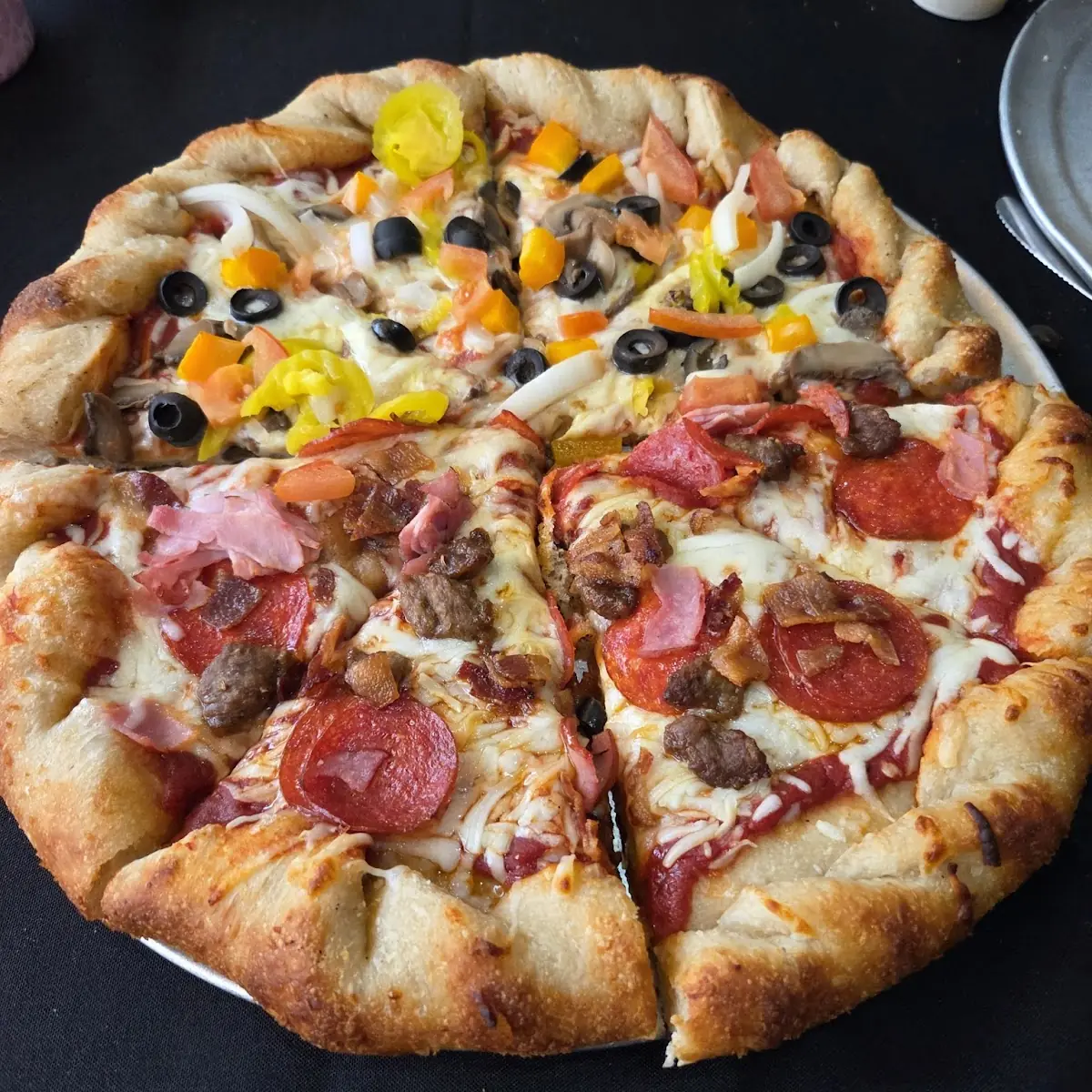 Half Veggie Half Meat Lovers