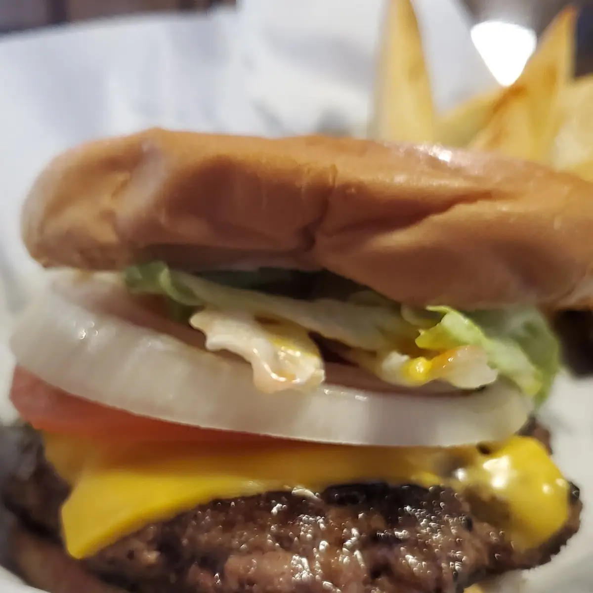 Cheeseburger and Fries