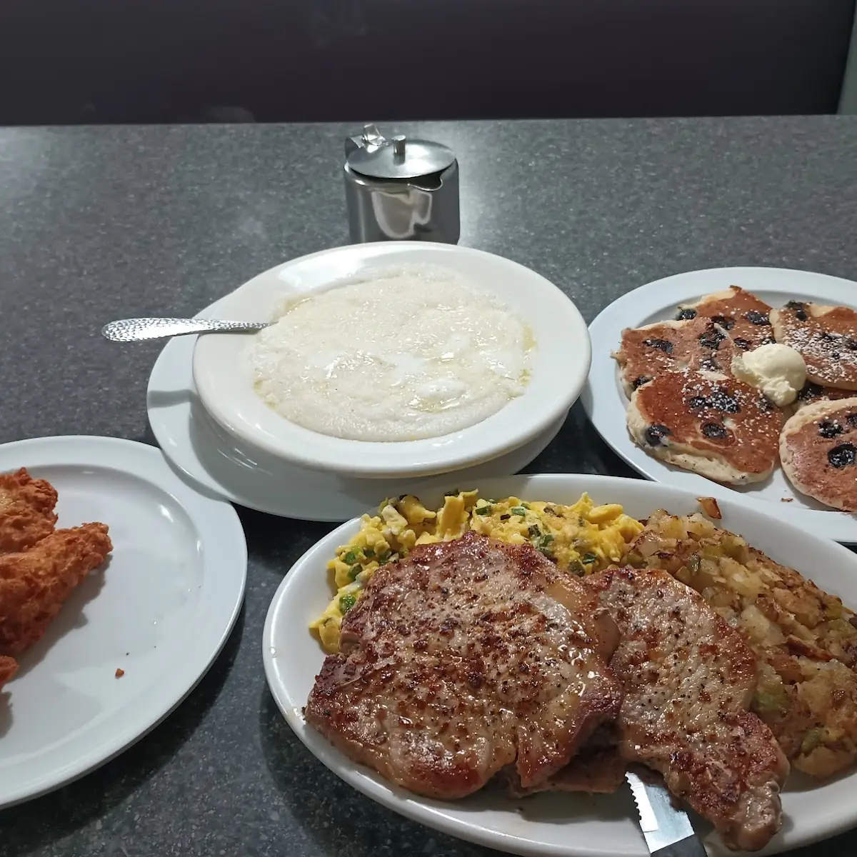 Ecken Fried Steak & Eggs
