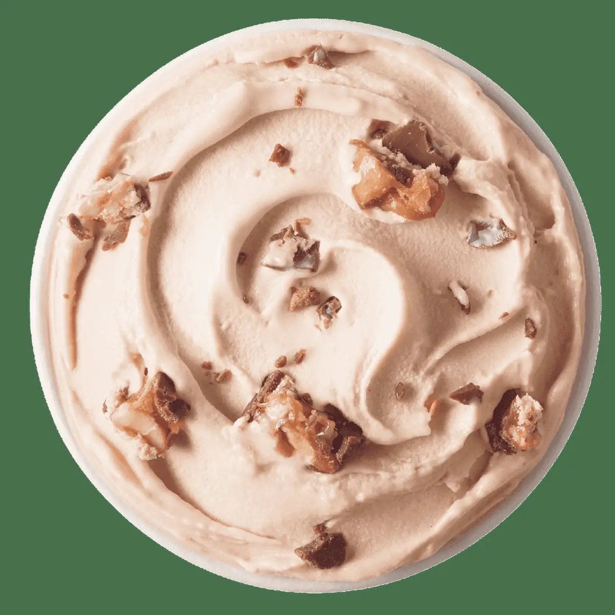 Turtle Pecan Cluster Blizzard Treat