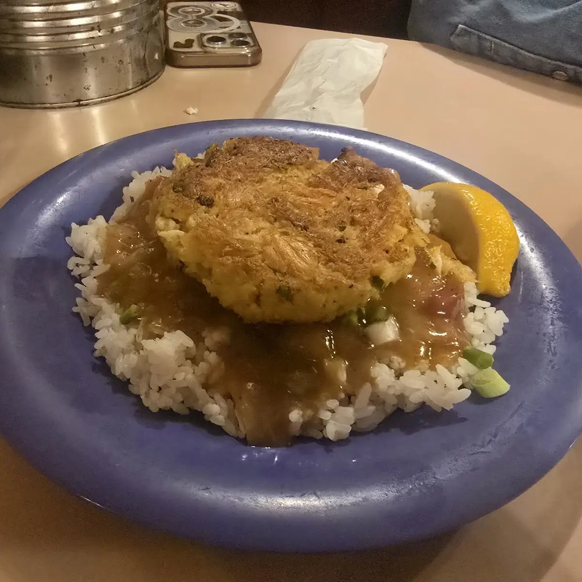 Pan Fried Crab Cake Dinner