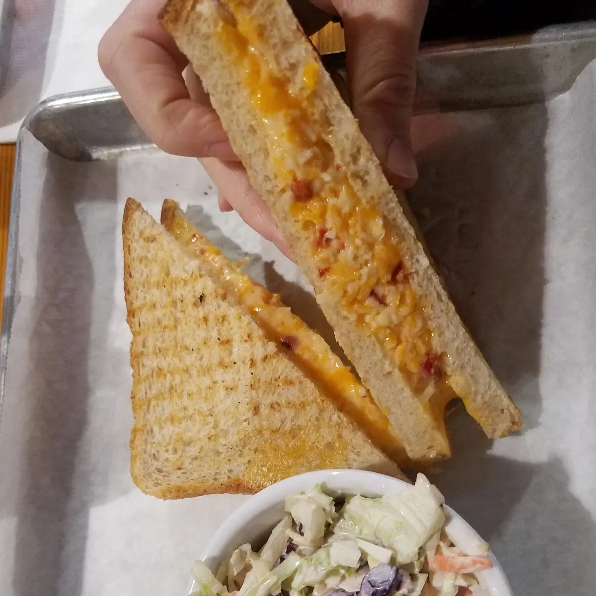 Pamento Cheese Sandwich Hot