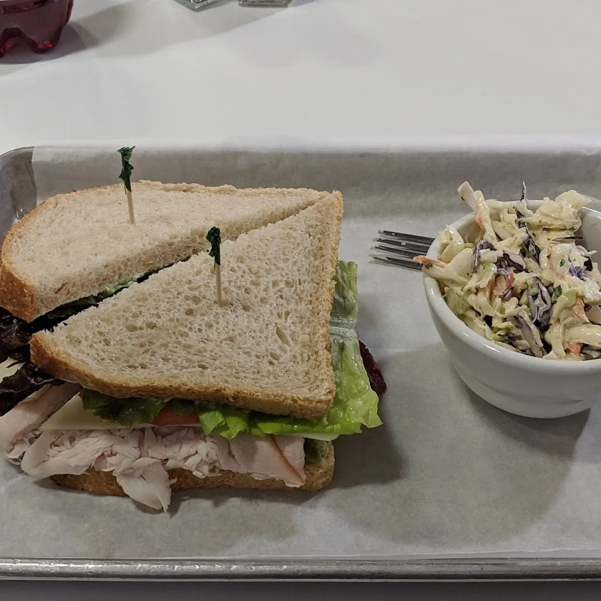 Turkey Bacon and Avocado Sandwich