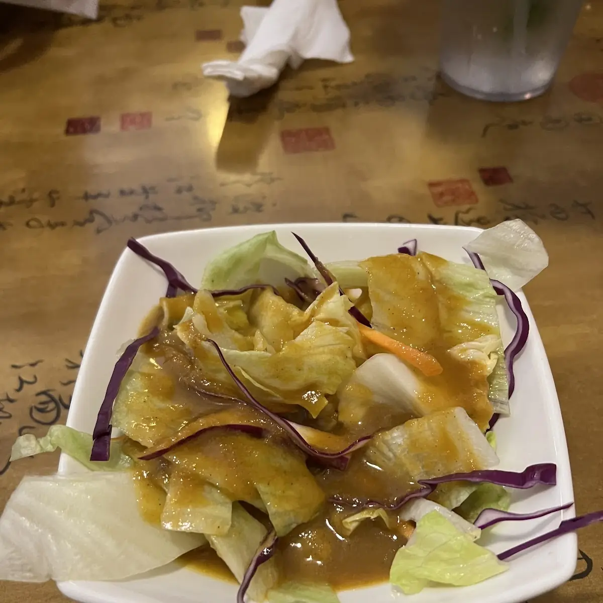Ginger Dressing and Salad