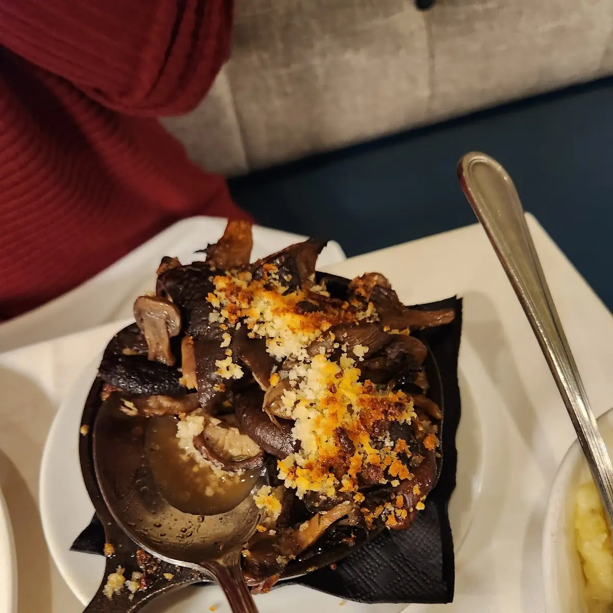 Warm Chocolate Bread Pudding High Road Seasalt-Vanilla Cream & Caramel