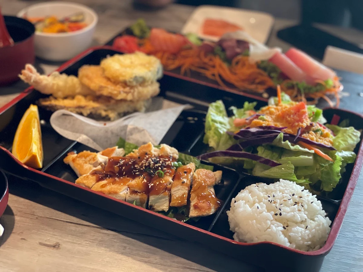 Bento Box with Tempura