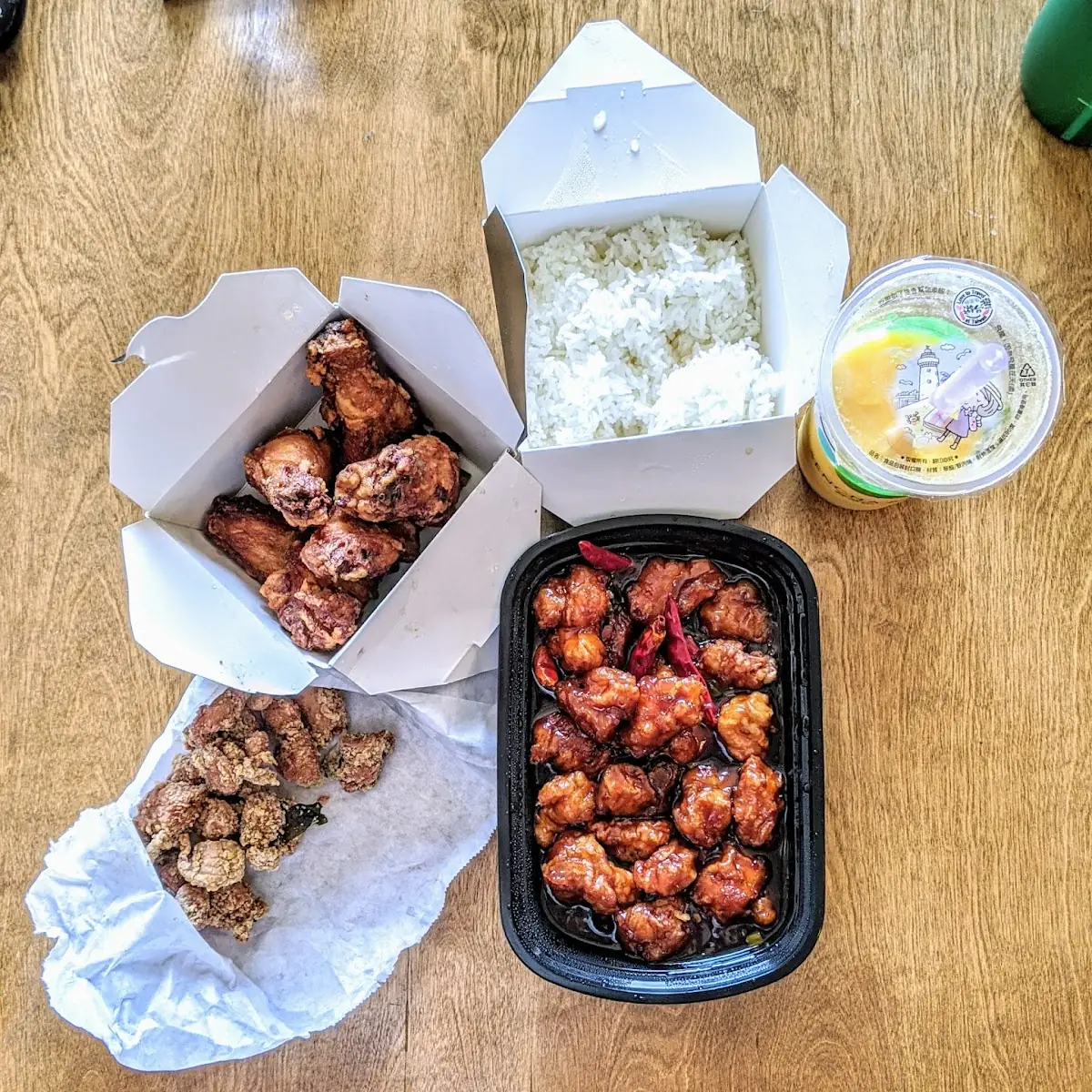 General TSO's Chicken White Rice