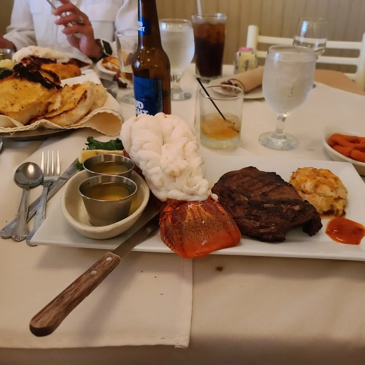 Surf and Turf with Crab Cake