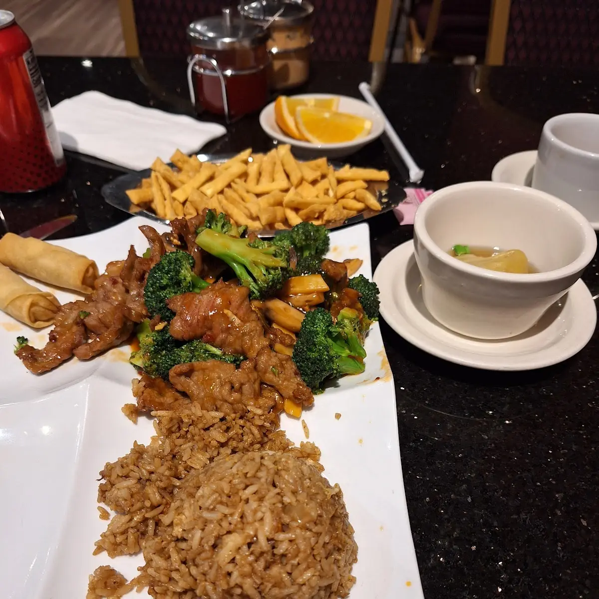 Triple Delight with Fried Rice