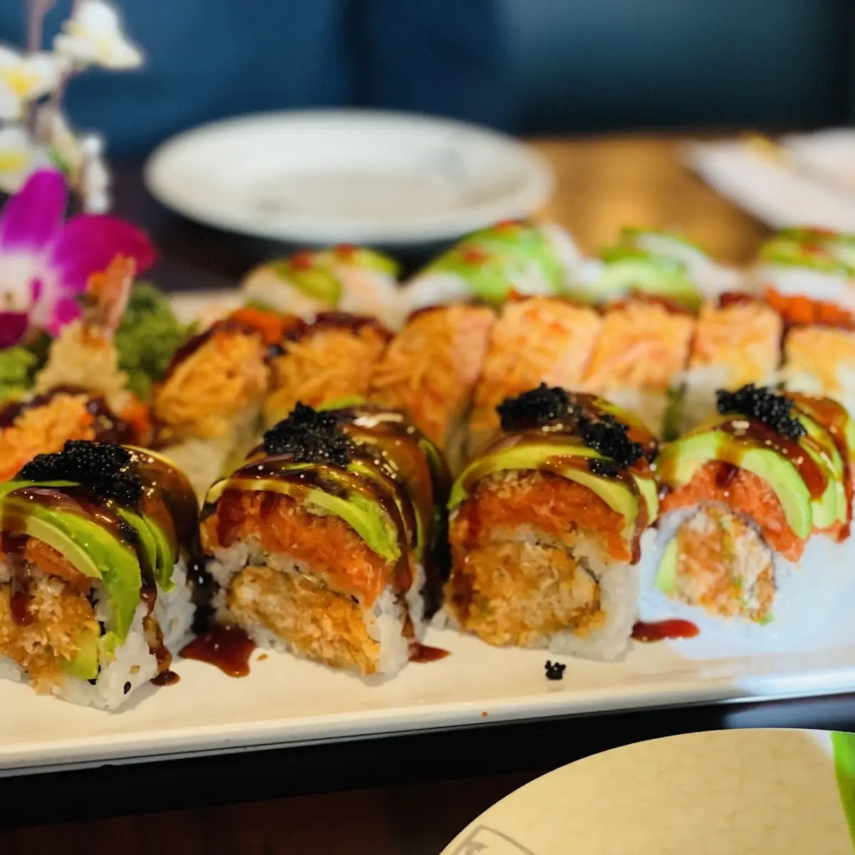 Vegetable Tempura Sushi