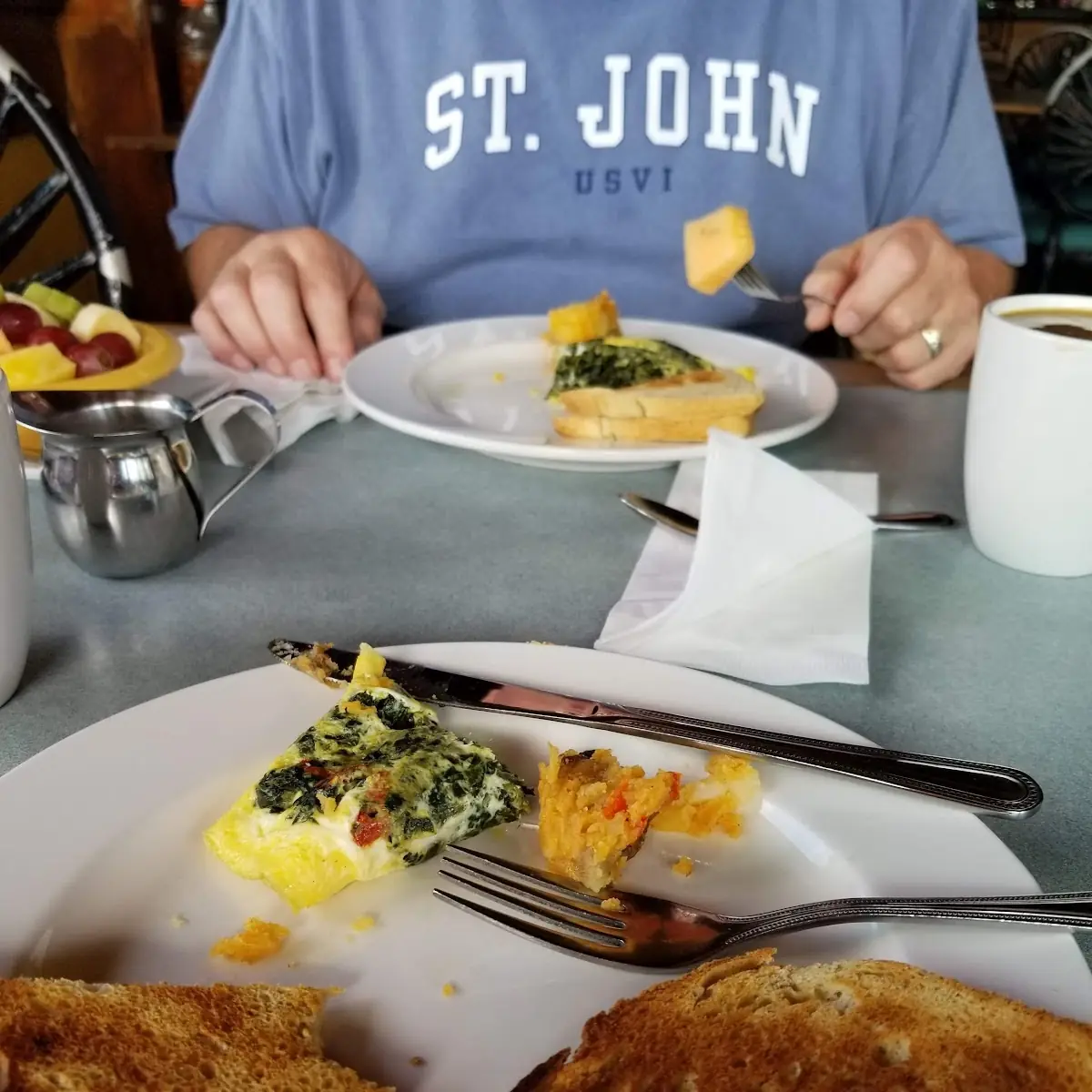 Spinach Omelette
