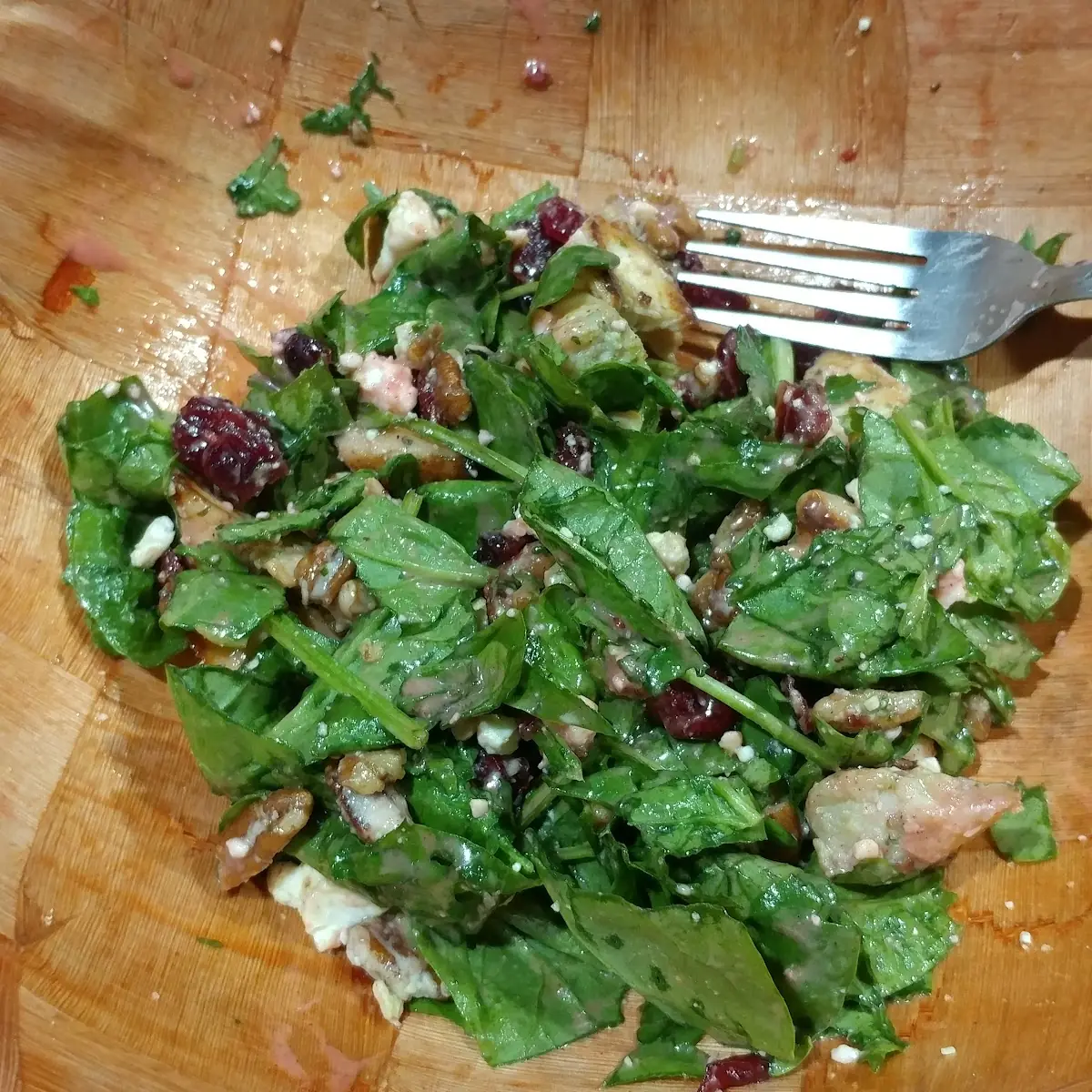 Grilled Chicken and Spinach Salad