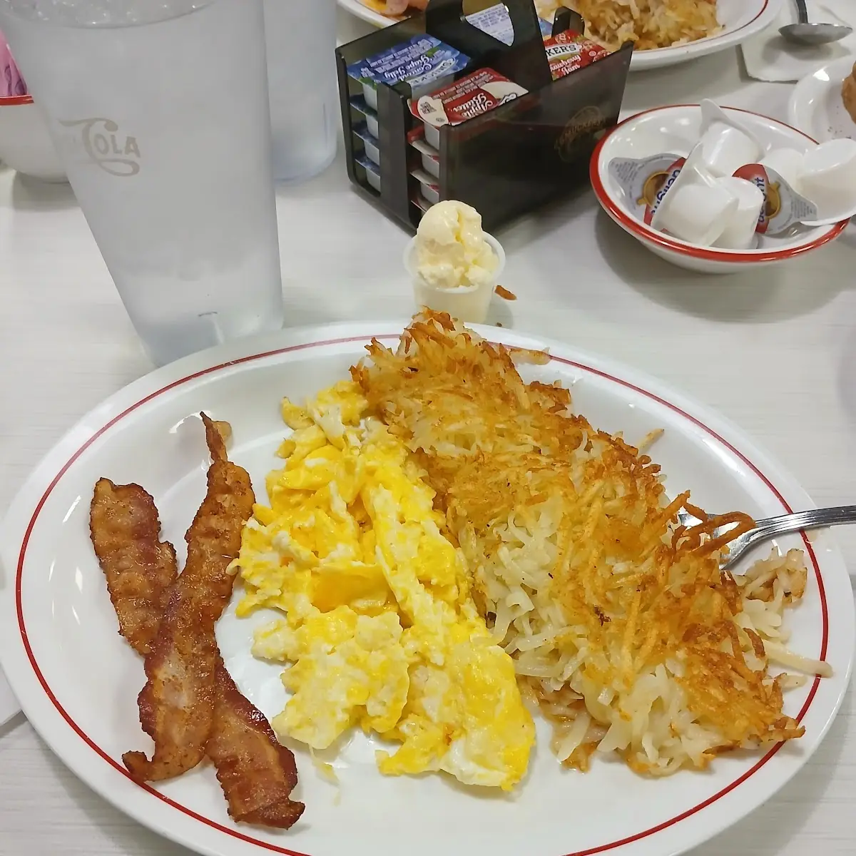 Eggs Bacon and Hash Browns