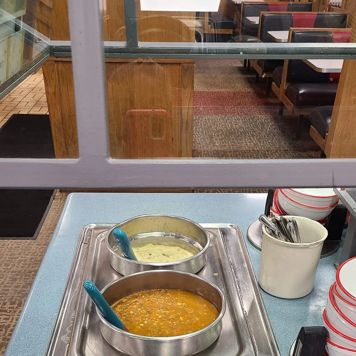 Vegetable Soup and Potato Soup
