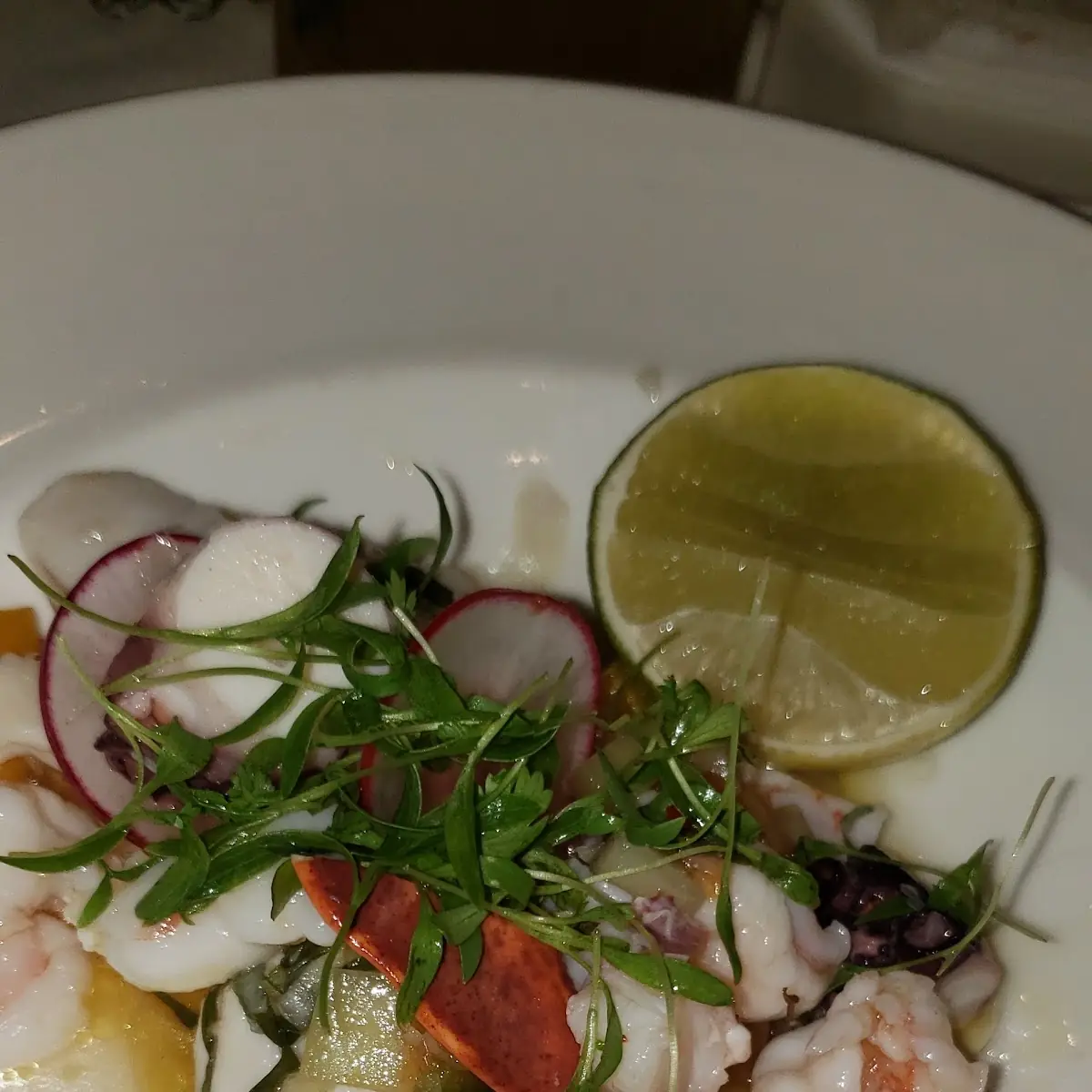 Pristine Seafood Ceviche Includes Lobster • Octopus •