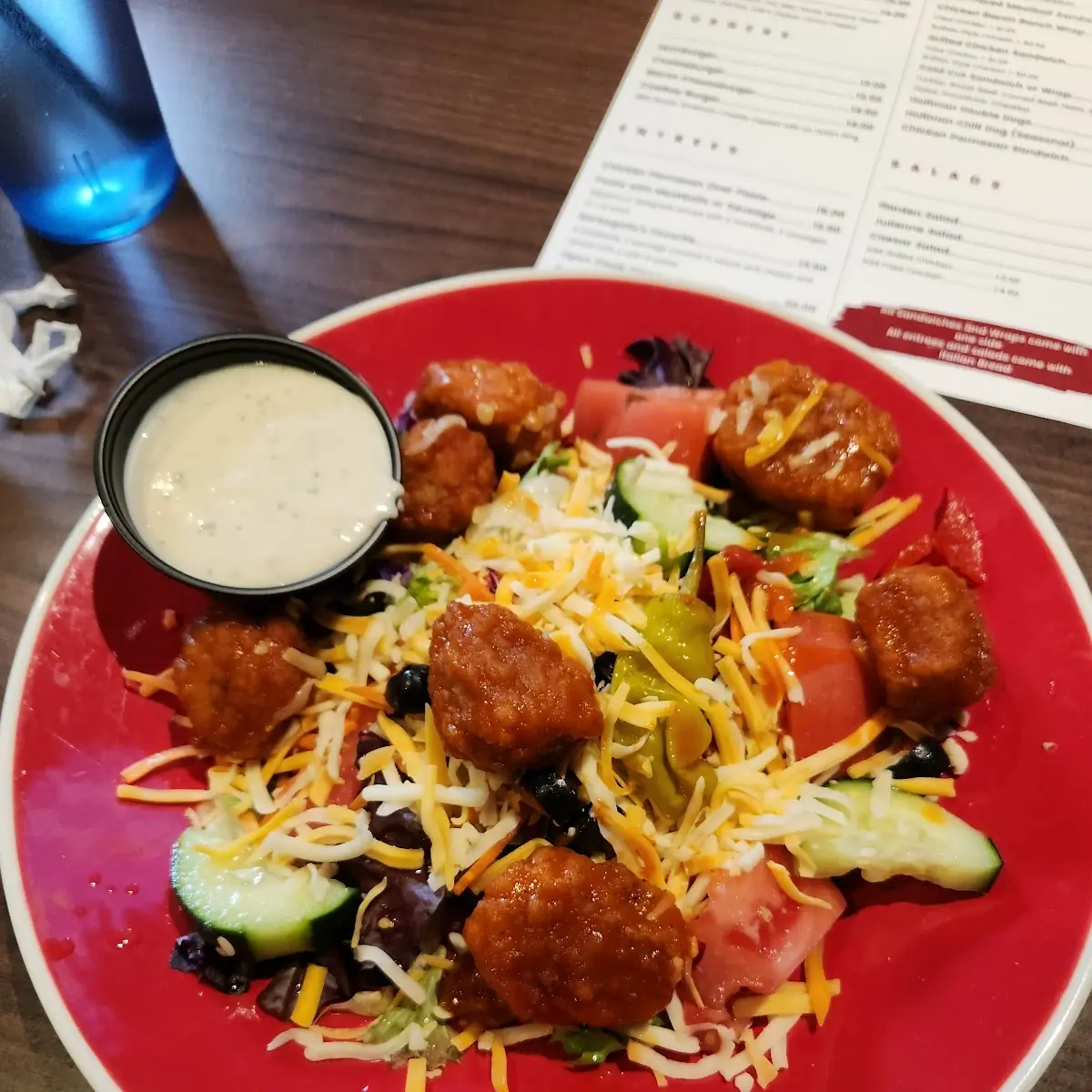 Hot Honey Chicken Salad