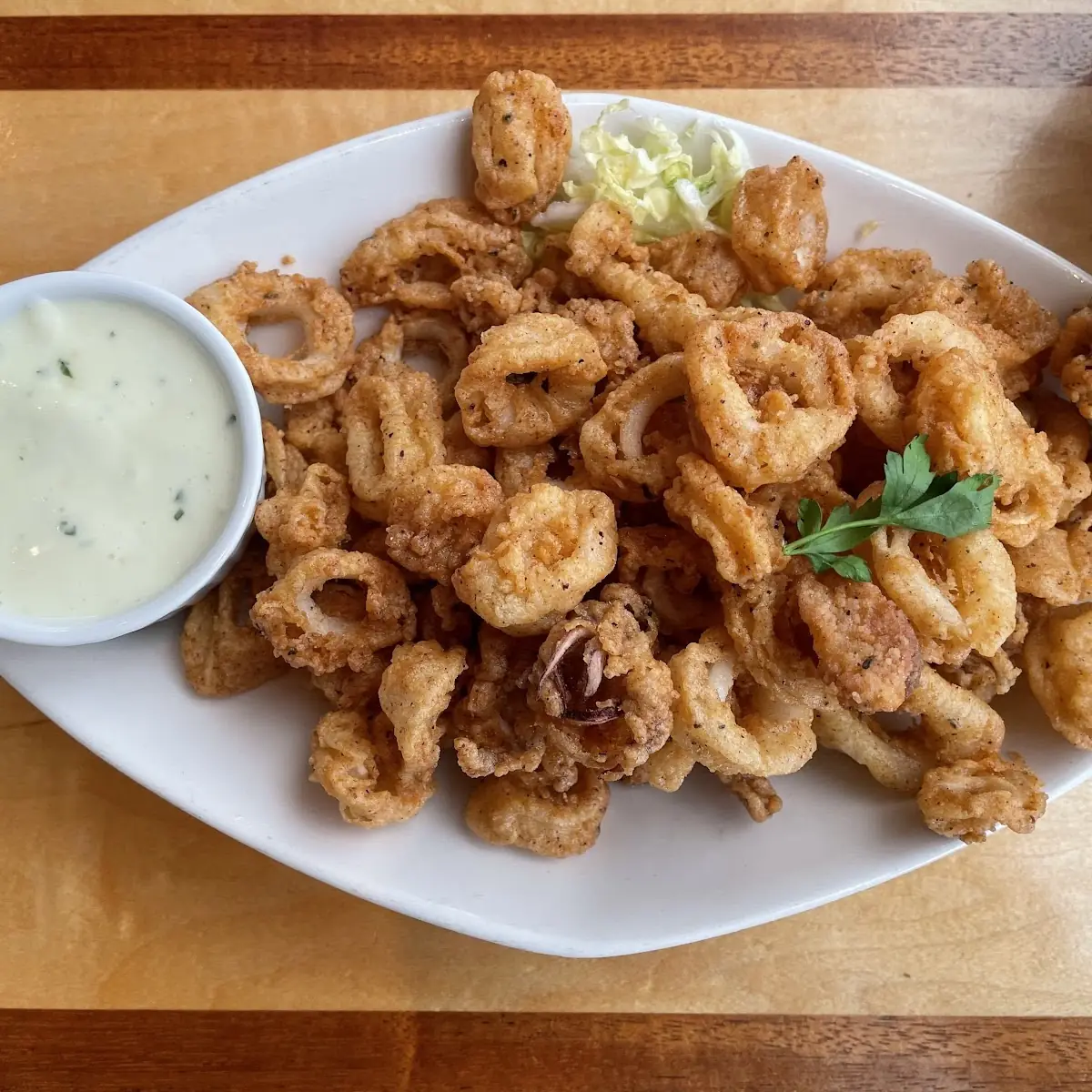Crispy Calamari with Lemon Aioli
