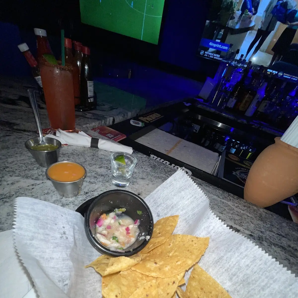 Ceviche and Chips