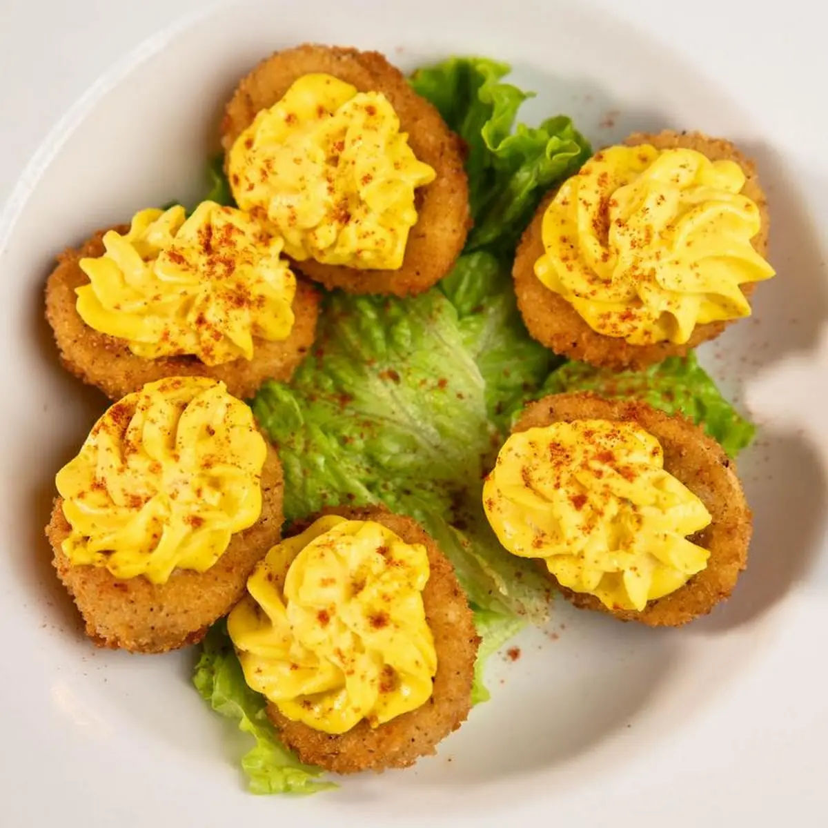 Fried Deviled Eggs