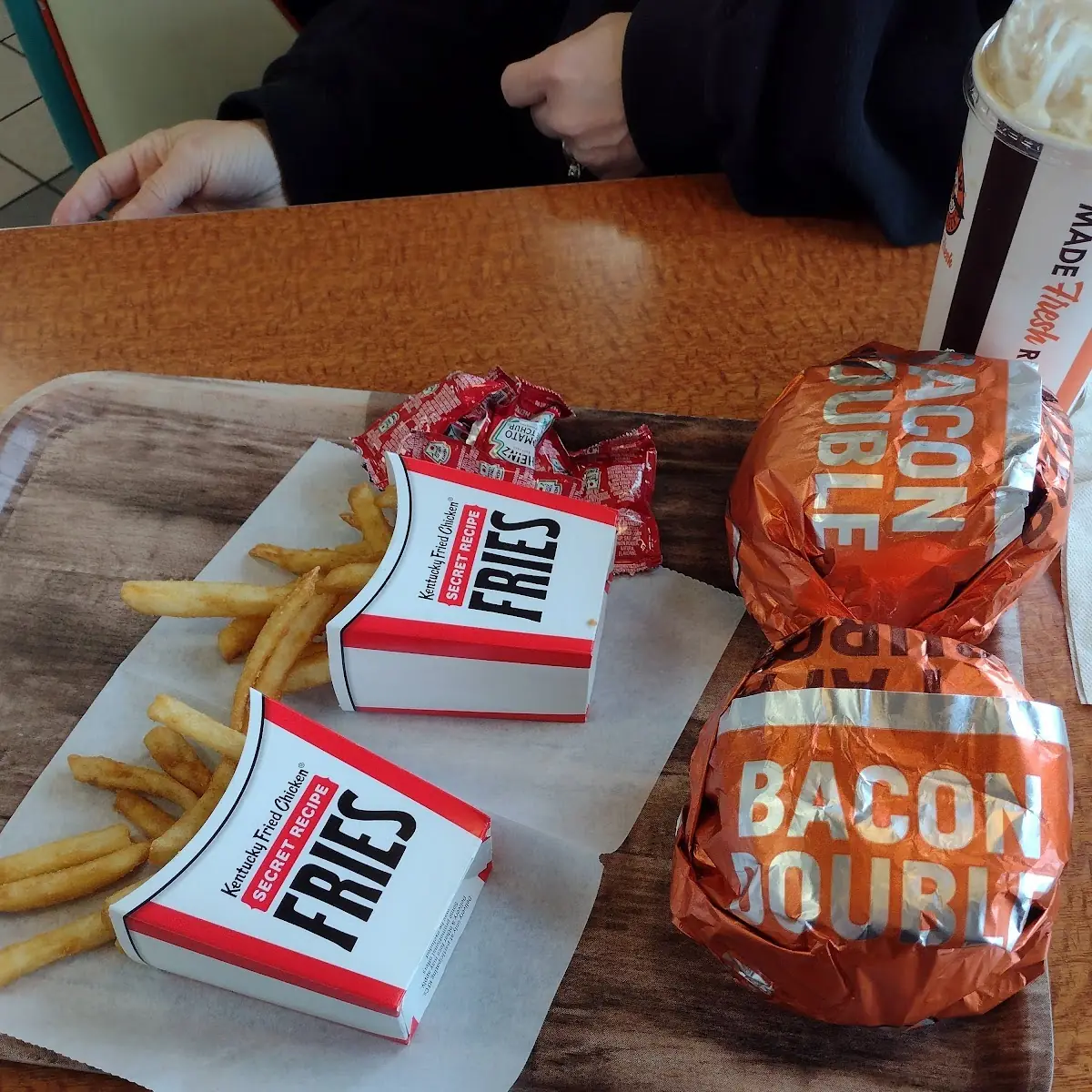 Bacon Double Cheeseburger Meal