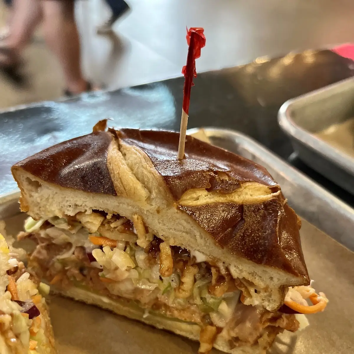 Jackfruit BBQ Pulled Pork Sandwich