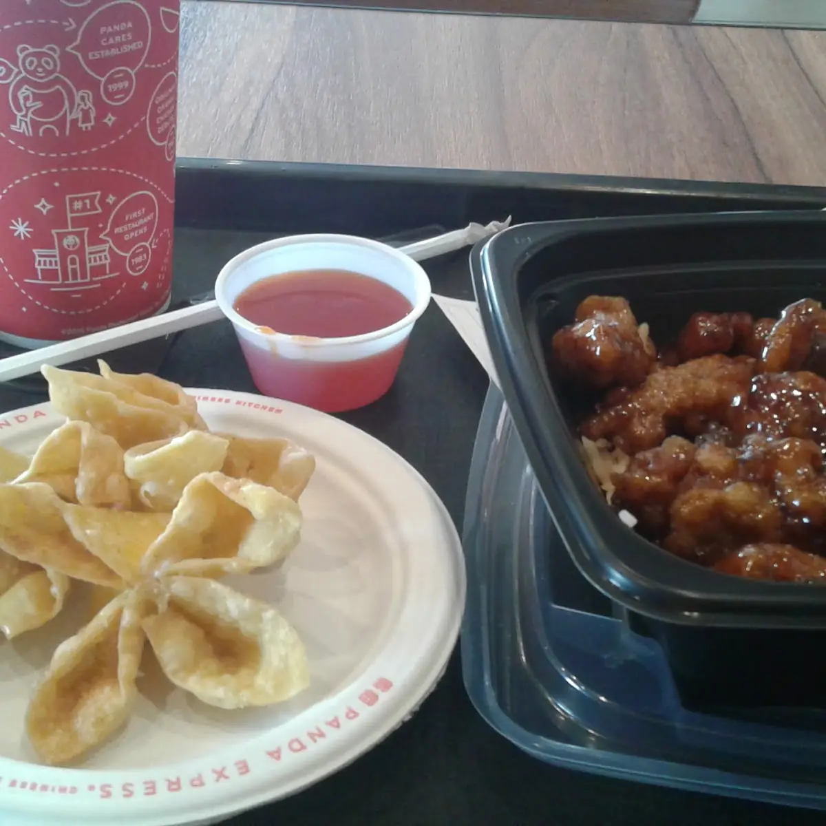 Orange Chicken and Cream Cheese Rangoons