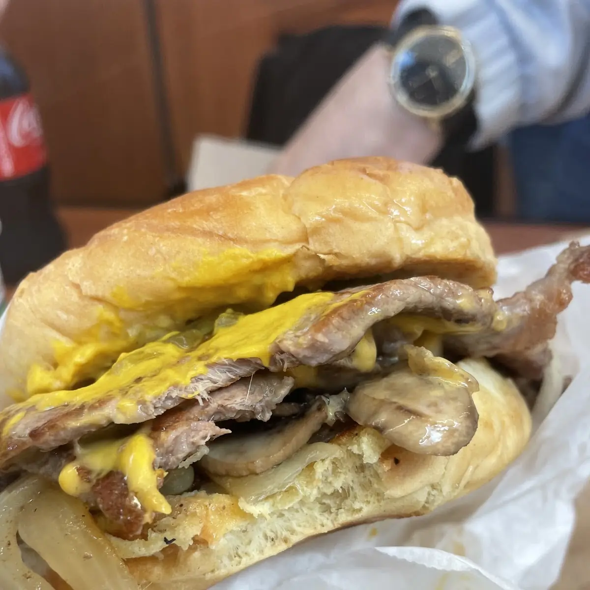 Lamb Steak Sandwich