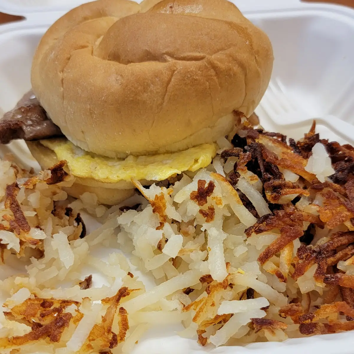 Steak Breakfast Sandwich