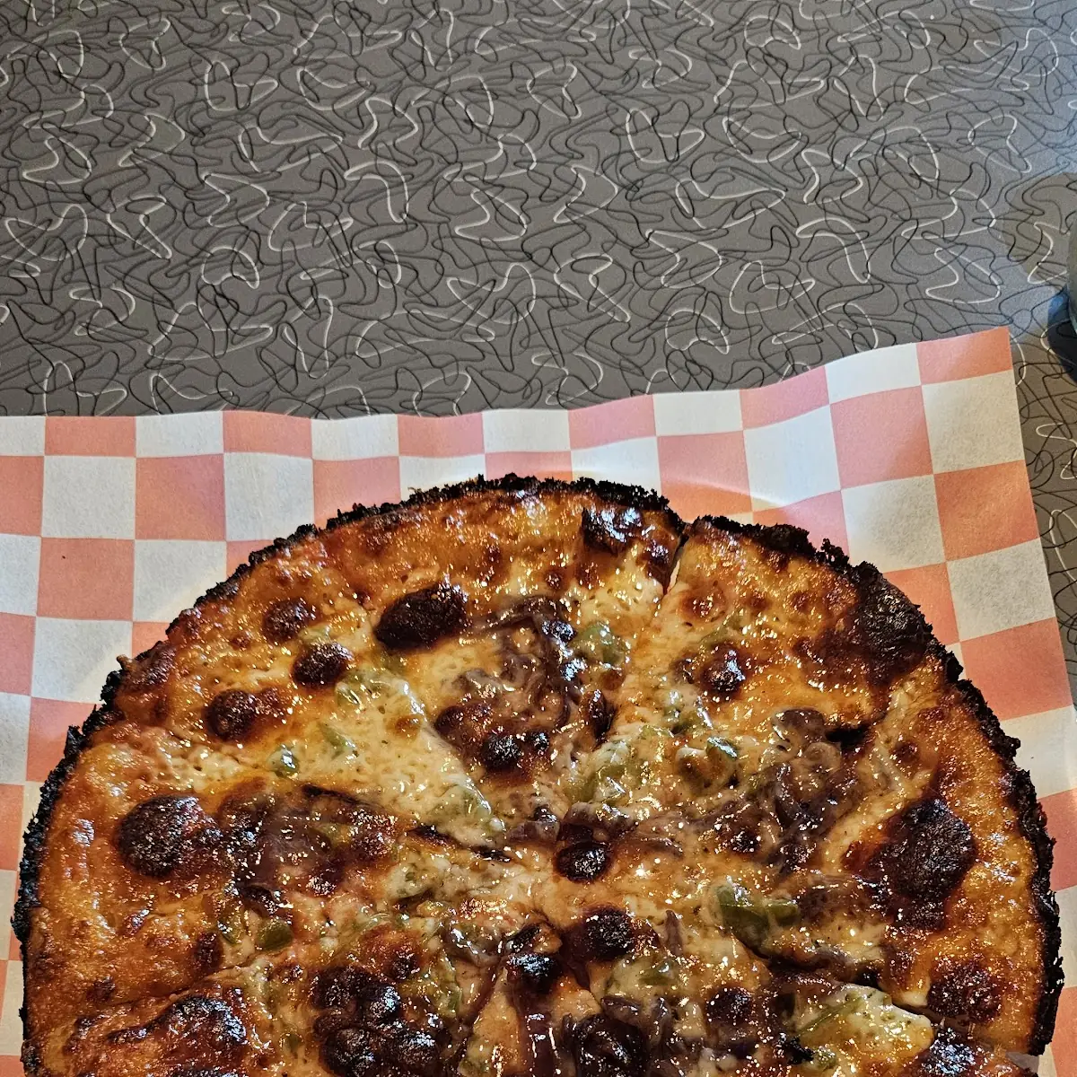 Green Peppers & Caramelized Onions