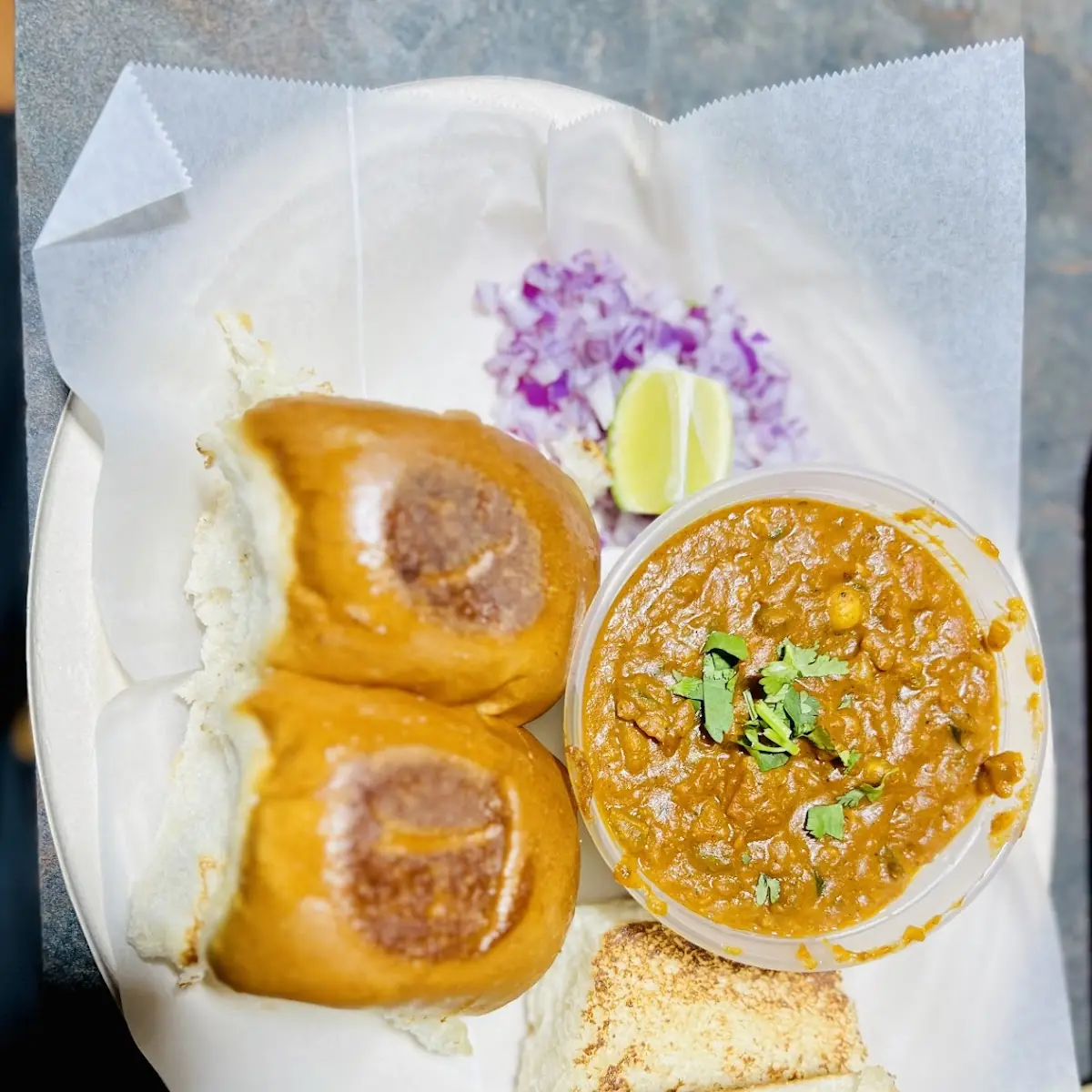 Pav Bhaji 3 pcs