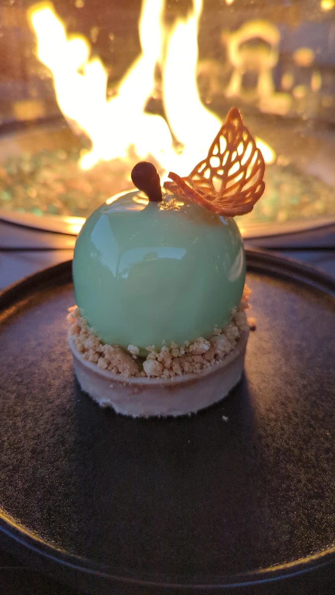 Apple Mousse with Almond Tartine, Fathom
