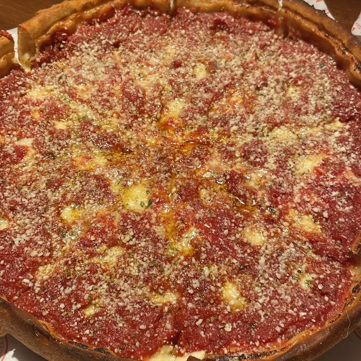 Deep Dish Cheese Pizza