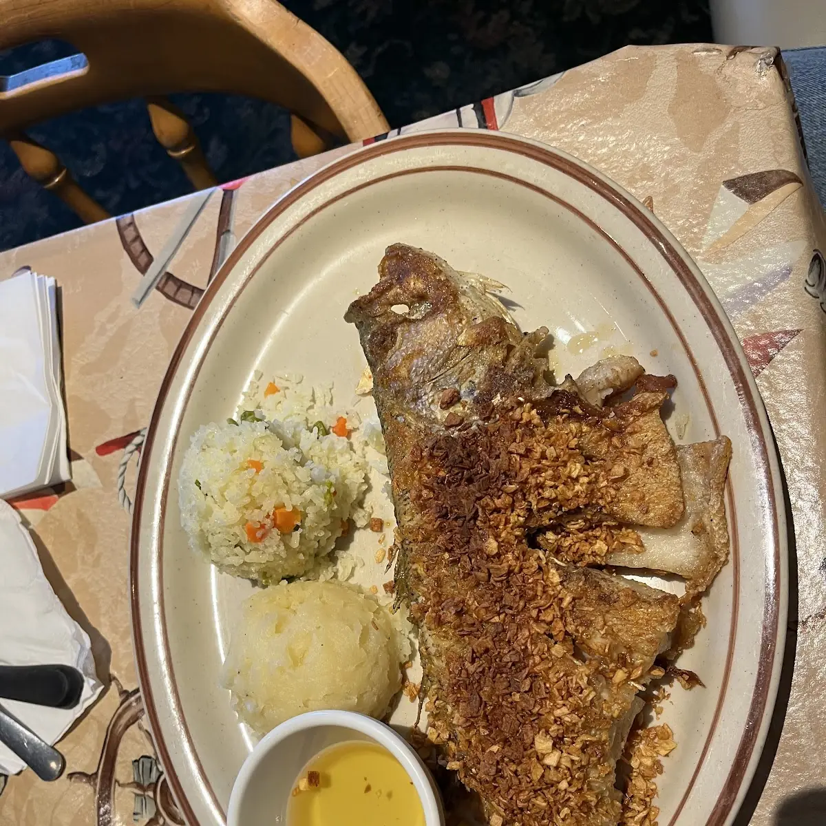Black Bass Al Mojo De Ajo