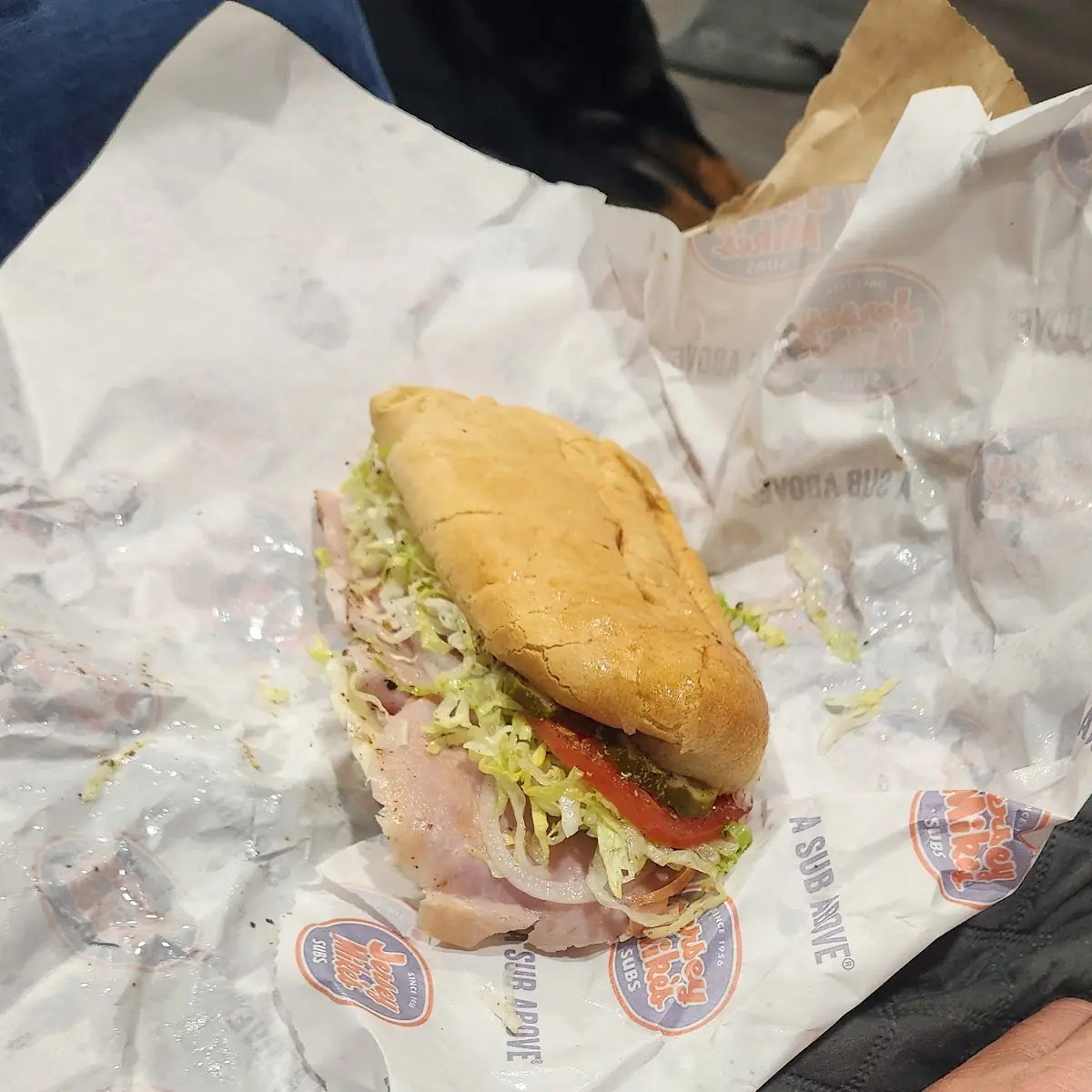 Turkey and Cheese Sub