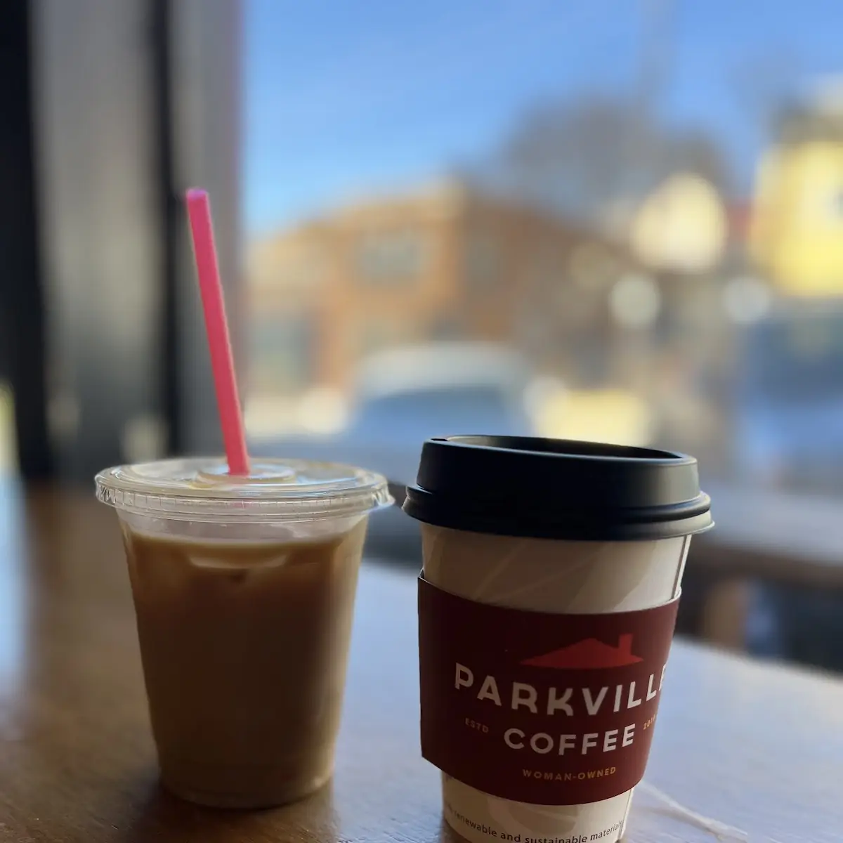 Latte and Hot Tea