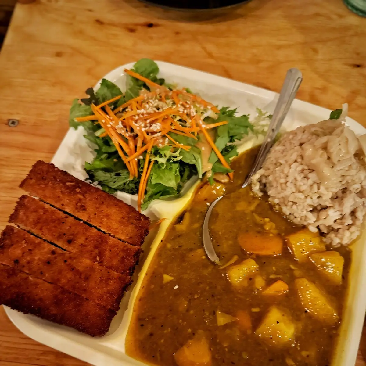 Chicken Katsu Curry Combo Platter