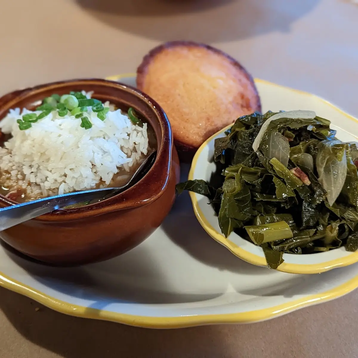 Collards Grits Mashed Potatoes