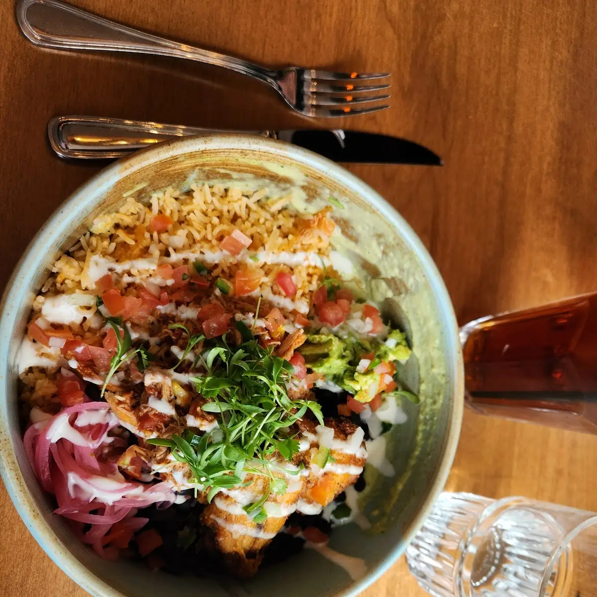 Loaded Chicken Tinga Bowl