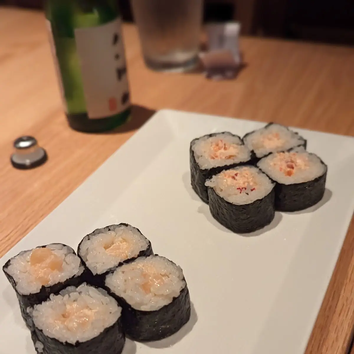 Split Cut Rolls Yellow Tail and Lobster 4pc Each